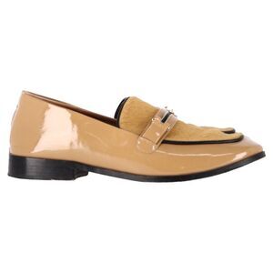 Newbark Melanie Loafers in Beige Patent Leather